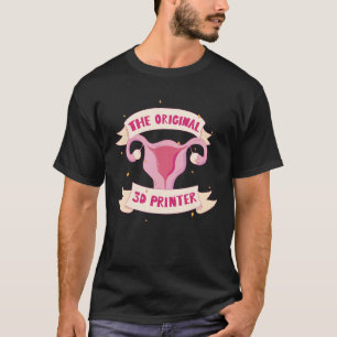 Der Original 3D-Drucker Uterus G28 CNC Geek Women T-Shirt