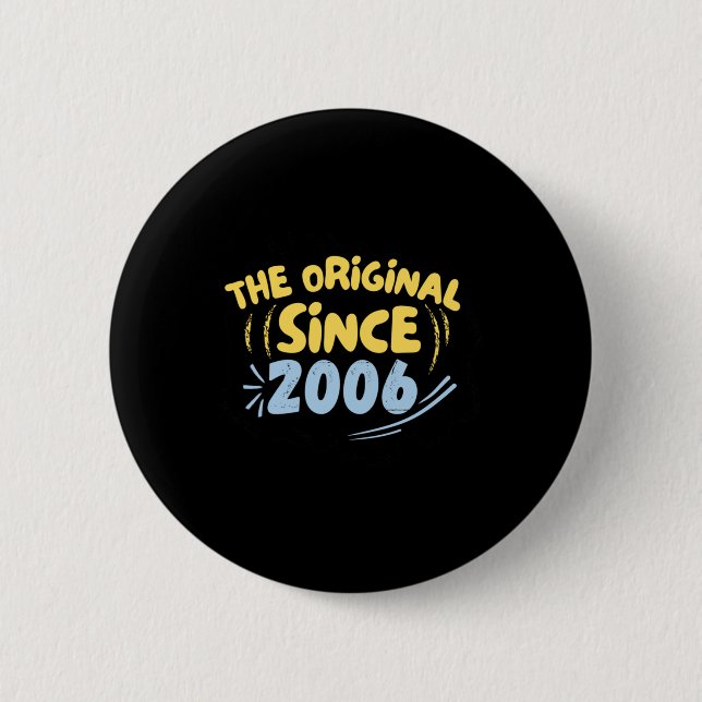Der Original seit 2006 Aufkleber Button (Vorderseite)