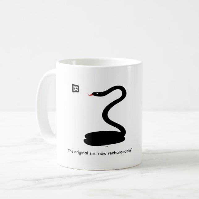 Der Original-Sünden-Becher Kaffeetasse (Vorderseite Links)