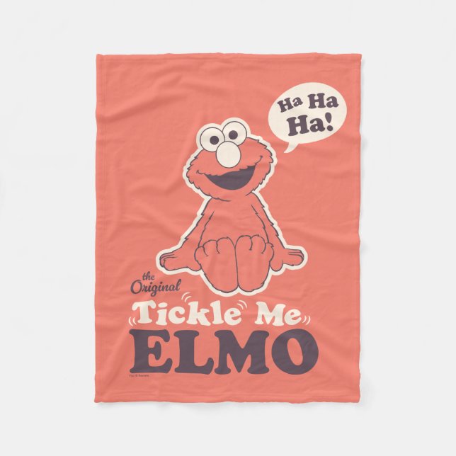 Der Original Tickle Me Elmo Fleecedecke (Vorderseite)