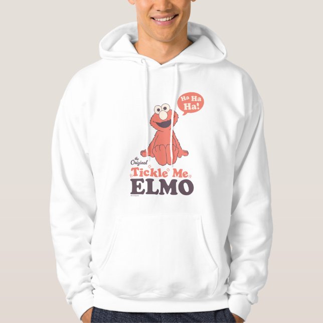Der Original Tickle Me Elmo Hoodie (Vorderseite)