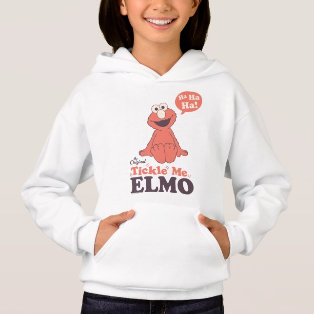 Der Original Tickle Me Elmo Hoodie (Vorderseite)