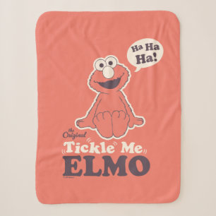 Der Original Tickle Me Elmo Sherpadecke