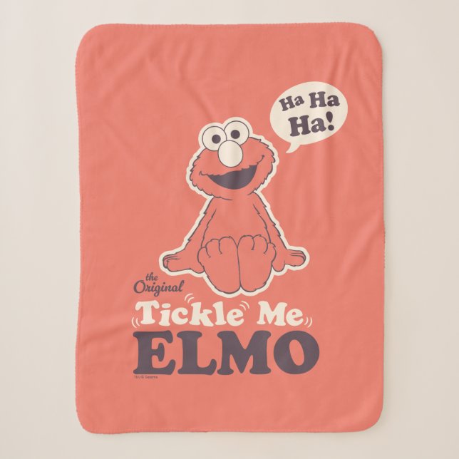 Der Original Tickle Me Elmo Sherpadecke (Vorderseite)