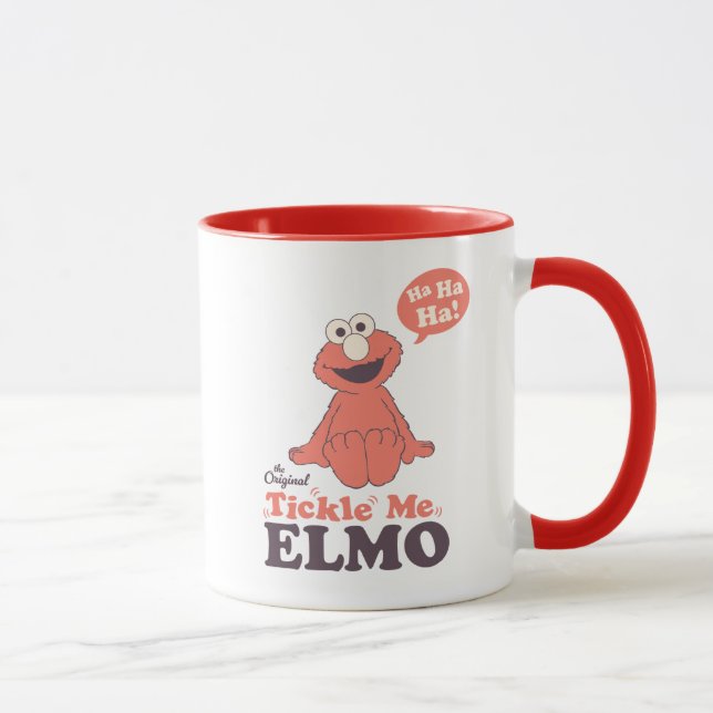 Der Original Tickle Me Elmo Tasse (Rechts)