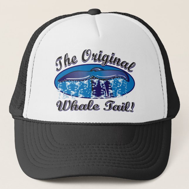 Der Original-Wal-Schwanz Truckerkappe (Vorderseite)