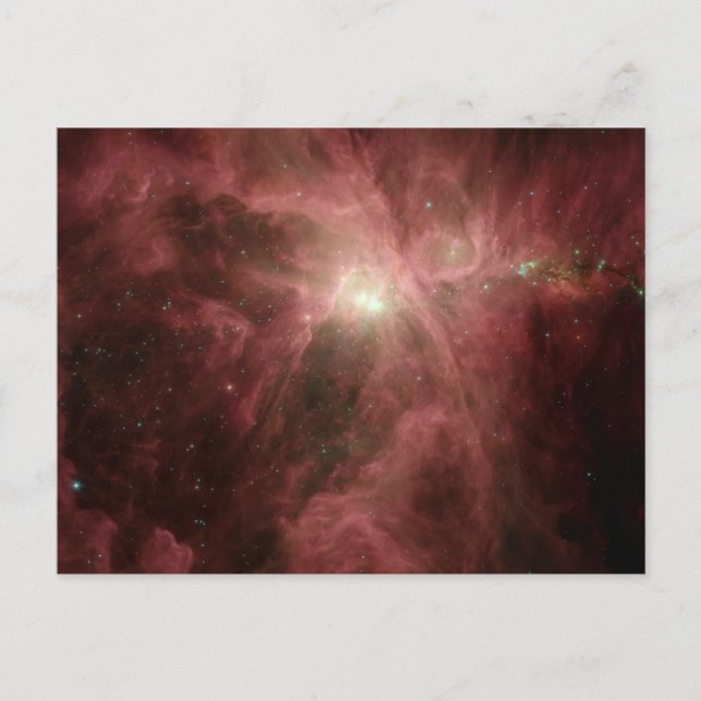 Der Orion-Nebel Postkarte (Vorderseite)