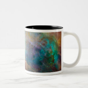 Der Orions-Nebelfleck 3 Zweifarbige Tasse