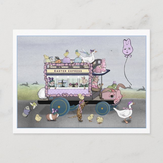 Der Osterexpress Postkarte (Vorderseite)
