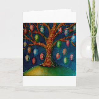 Der Ostern-Baum Feiertagskarte