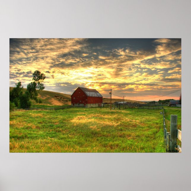 Der Otter Creek Barn Poster (Vorne)