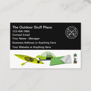 Der Outdoor-Camping-Store Visitenkarte