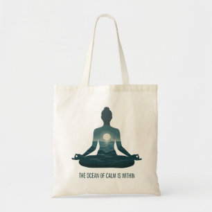 "Der Ozean der Ruhe ist in dir" Yoga Meditation Tragetasche
