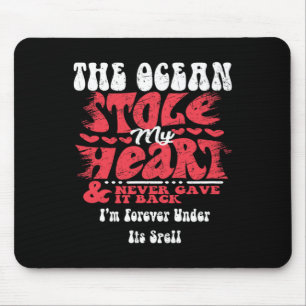 Der Ozean hat mein Herz gestohlen ~ Lustiger Valen Mousepad