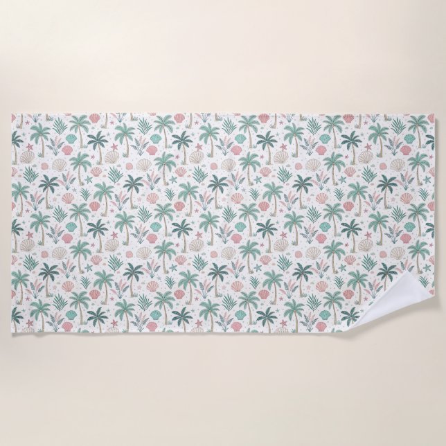 Der Ozean ist ein mächtiger Harmonist Strandtuch (Vorderseite)