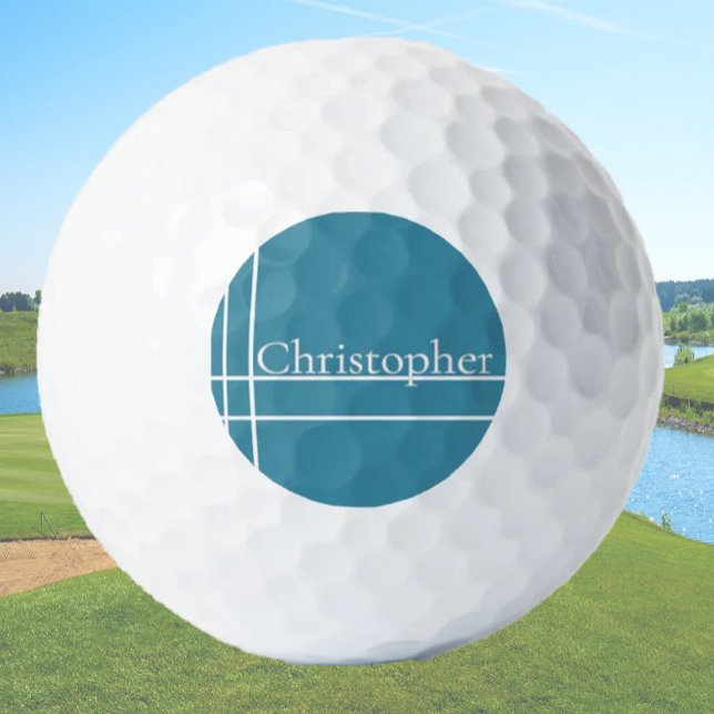 Der Ozean ist schlicht und minimalistisch. individ Golfball (Von Creator hochgeladen)