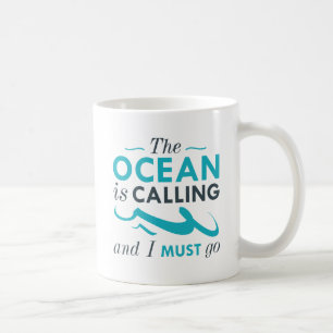 Der Ozean ruft Kaffeetasse