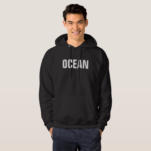 "Der Ozean-" Sweatshirt der Männer (Vorne ganz)