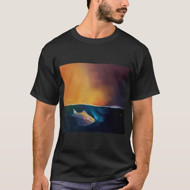 Der Ozean wird zu ihr T-Shirt (Vorderseite)
