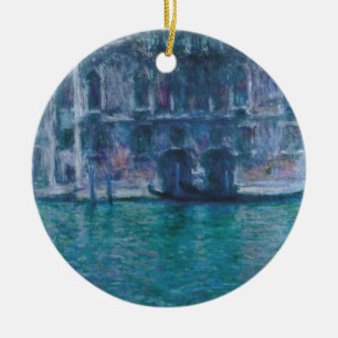 Der Palast da Mula Claude Monet Flasche Keramik Ornament