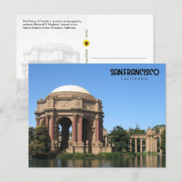 Der Palast der Schönen Künste, CA - Postkarte