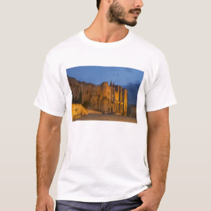 Der Palast des Papstes in Avignon bei Sonnenunterg T-Shirt
