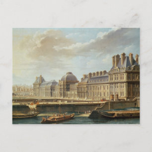 Der Palast und Garten der Tuilerien, 1757 Postkarte