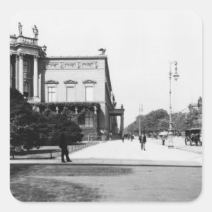 Der Palast von Wilhelm I Quadratischer Aufkleber