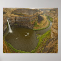 Der Palouse Falls Staat Park liegt 200 Meter hoch