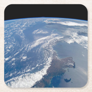 Der Panamakanal. Rechteckiger Pappuntersetzer