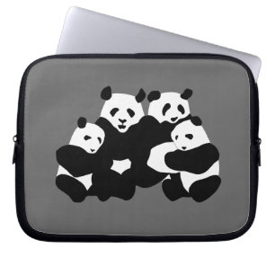 Der Panda-Bär Laptopschutzhülle