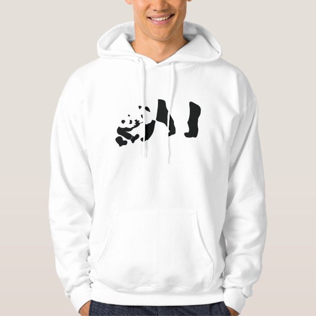 Der Panda-BärHoodie der Frauen Hoodie (Vorderseite)