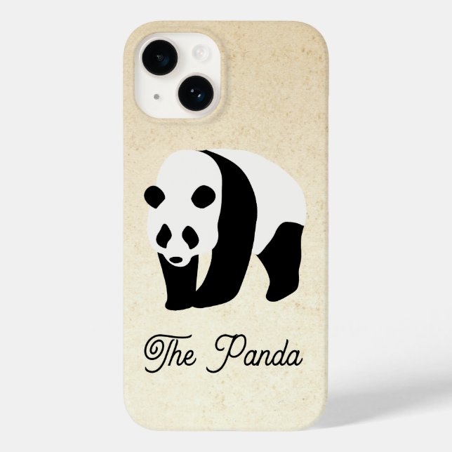 Der Panda-Farbblock Case-Mate iPhone 14 Hülle (Rückseite)