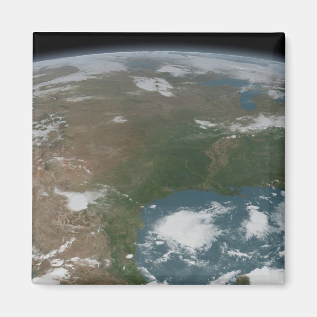 Der Panoramaplanet Erde und die USA. 2 Magnet (Vorne)