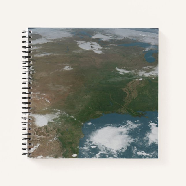 Der Panoramaplanet Erde und die USA. 2 Notizbuch (Vorderseite)