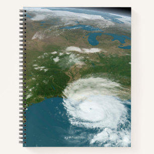 Der Panoramaplanet Erde und die USA. Notizbuch