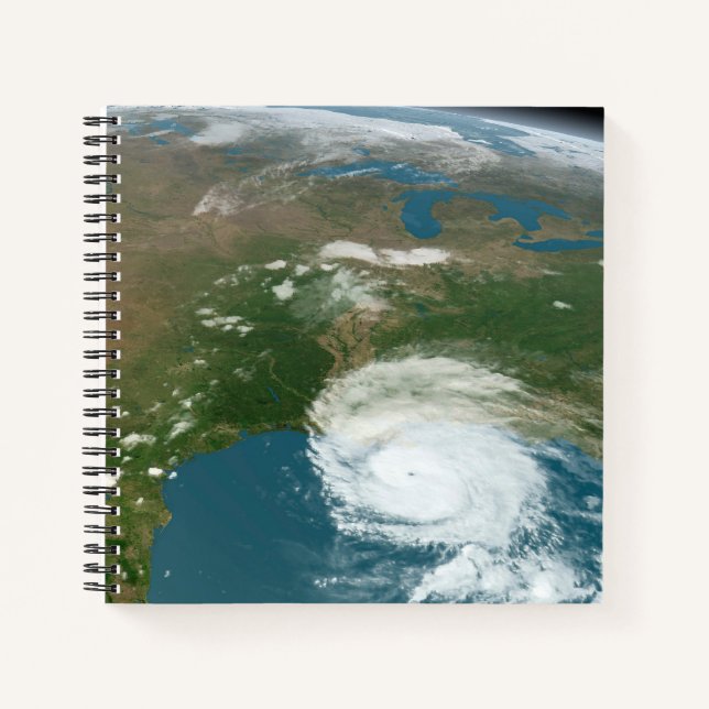 Der Panoramaplanet Erde und die USA. Notizbuch (Vorderseite)