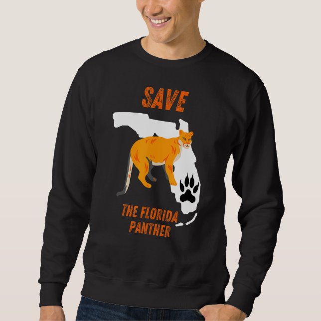 Der Panther von Florida gerettet Sweatshirt (Vorderseite)