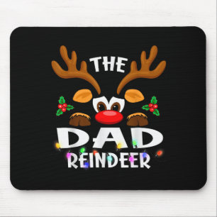 Der Papa Rentier Weihnachten Männer Frauen  Mousepad