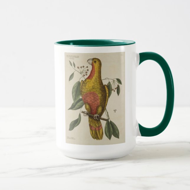 "Der Papagei des Paradieses " Tasse (Rechts)