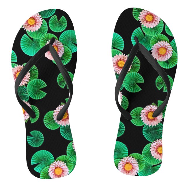 Der Papier-Koi-Teich Flip Flops (Fußbett)