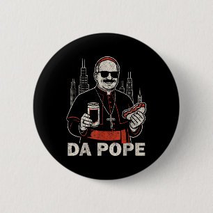 Der Papst aus Amerika Chicago Papst Leo Xiv Lustig Button