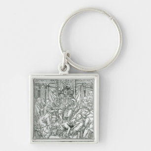 Der Papst unterdrückt von König Henry VIII, 1534 Schlüsselanhänger