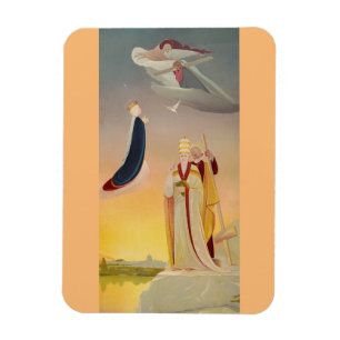 Der Papst von Rom, die Jungfrau Maria und Jesus Magnet