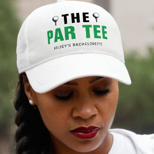 Der Par T-Shirt Bridesmaid Golf Junggeselinnen-Abs Truckerkappe