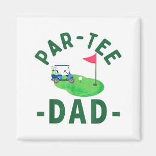 Der Par Tee Dad Hole In One Golf Eltern Passend Magnet