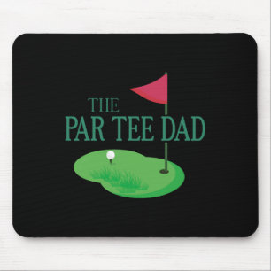 Der Par Tee Dad Hole In One Golf Eltern Passend Mousepad