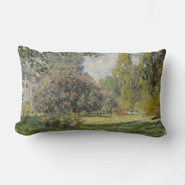 Der Parc Monceau - Claude Monet Lendenkissen (Vorderseite)