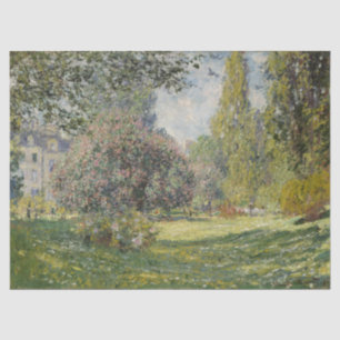 Der Parc Monceau - Claude Monet Seidenpapier