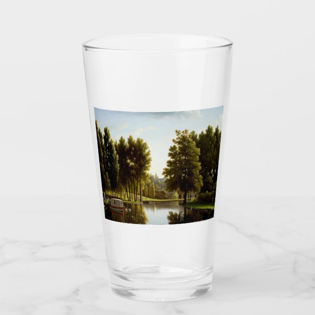 Der Park von Mortefontaine (von Bidaud) Glas (Vorderseite)